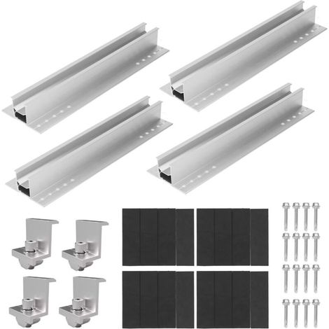 Kit di montaggio per pannelli solari Crezuo (set da 4 pezzi)-Crezuo
