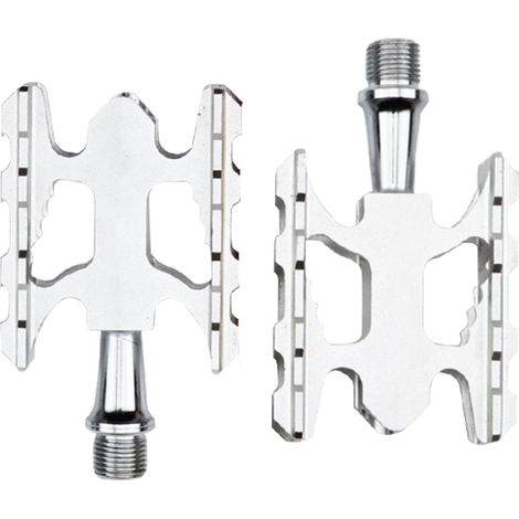 1 paire de pédales de vélo pliables légères en aluminium, antidérapantes, pour VTT et vélo de route, roulements CNC DU (1/5)