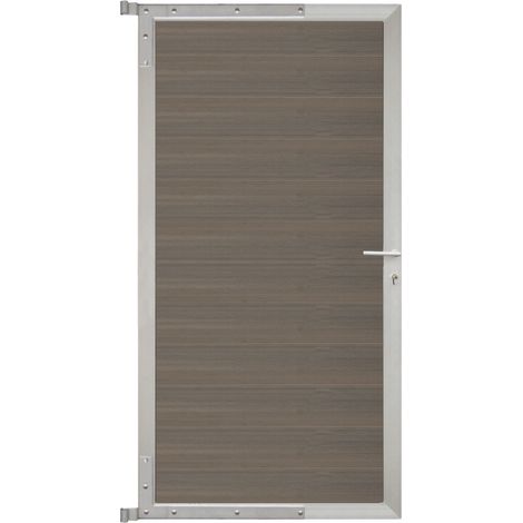 ELSKOP-Tor-Komplettset 90 x 173 cm, Füllung grau