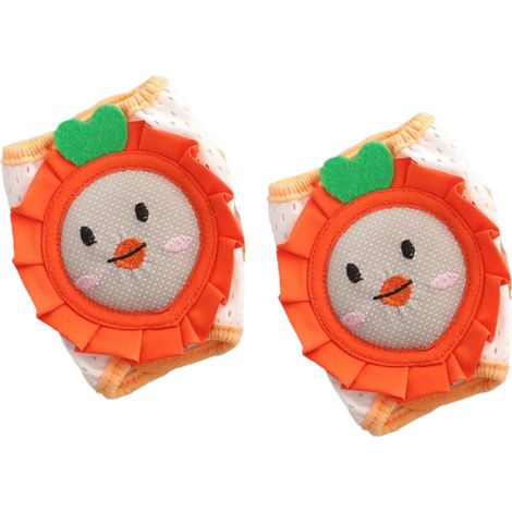 Genouilleres Pour Bebe - Maille Respirante - Rembourrage En Mousse Epaisse - Ajustable Avec Velcro - Pour Apprentissage De La Marche A Quatre Pattes - 2 Pieces (1/5)