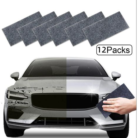 BEBUSINGOTO 12 stücke Auto Kratzer Reparatur Tuch Sparkle Nano Tuch Magie Nano Tuch für Auto Neue (1/5)