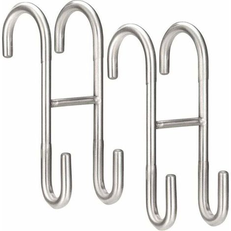 Lot de 2 léger crochet mural cabine de douche Starlight, crochets de porte de douche pour salle de bains en verre 124.7cm (1/4)