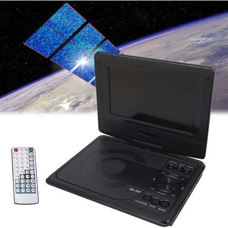 Moniteur externe MP5 Full HD 7 pouces, prise standard européenne 110-240V, compatible carte SIM USB, appuie-tête de voiture avec résolution 1080P (unité principale livrée avec batterie intégrée, téléc (1/5)