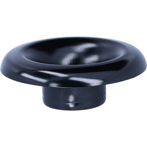 Entonnoir d'admission d'air froid 3,5 pouces adaptateur turbo en aluminium CNC accessoire de modification auto noir (1/5)