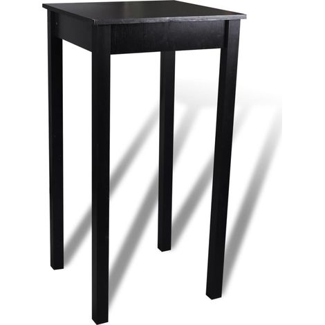 Maison Exclusive - Set Tavolino da Bar con 2 Sgabelli Neri