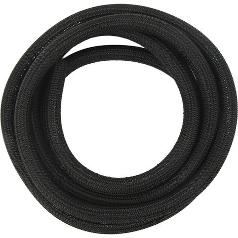 Gaine protectrice de câbles diamètre 12 mm, polyéthylène, anti-morsure pour animaux, noir, 3 mètres, protège-fil électrique, fourreau flexible pour chien et chat (1/5)