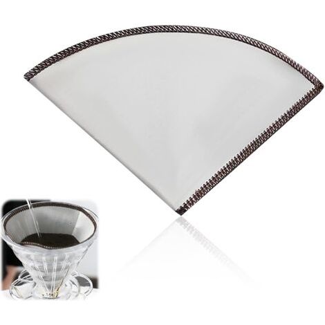 Wiederverwendbarer Kaffeefilter, Größe 4, für Kaffeemaschinen kompatibel mit (HD7546/20) und anderen Filterkaffeemaschinen, langlebig, leicht zu reinigen, 8-12 Tassen (1/5)