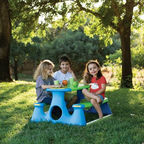 Banc de pique-nique pour enfants 89,5x84,5x48 cm Polypropylène NKK13516 (1/5)