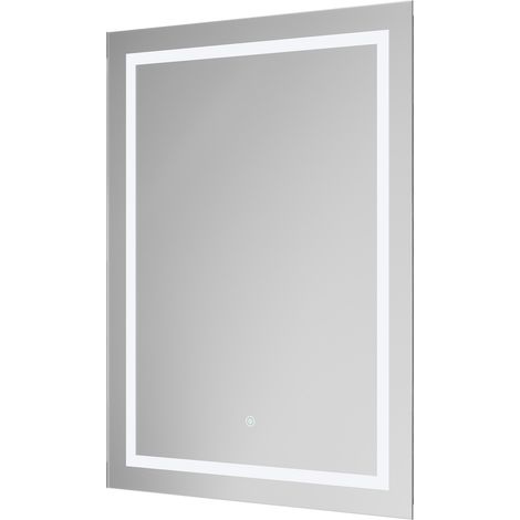 Baltimore 600mm x 800mm Bluetooth Illuminated Dimmable LED Mirror with Demister and Touch Sensor (1/5)