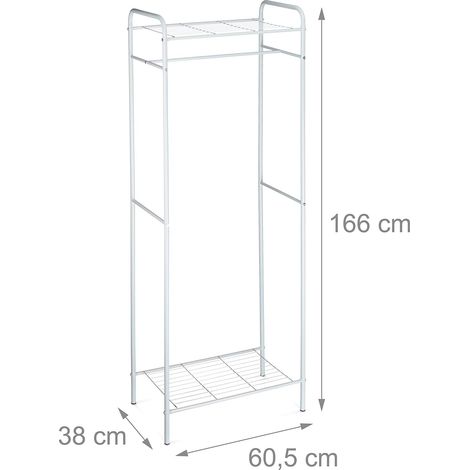 Asta appendiabiti 166 cm bianco 130002132