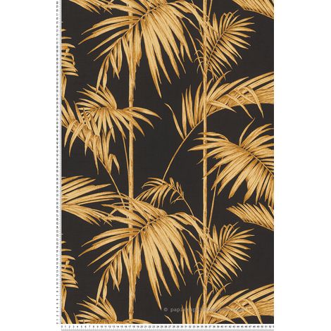 Papier peint Jungle Noir Metropolitan Stories A.S. Création