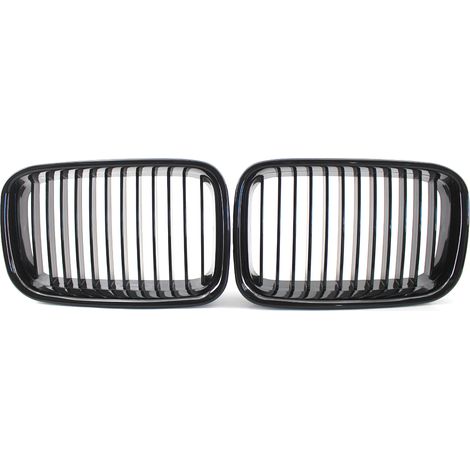 Parrilla delantera de repuesto para BMW E36 325i 320i 318is (1992-1996), negro brillante, estilo elegante y profesional. (1/5)