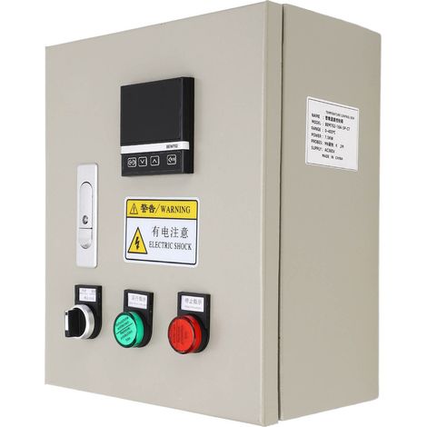 Régulateur de température PID 0-400 °C, contrôle numérique de la température, 380 V CA triphasé, 7,5 kW avec thermocouple (1/5)