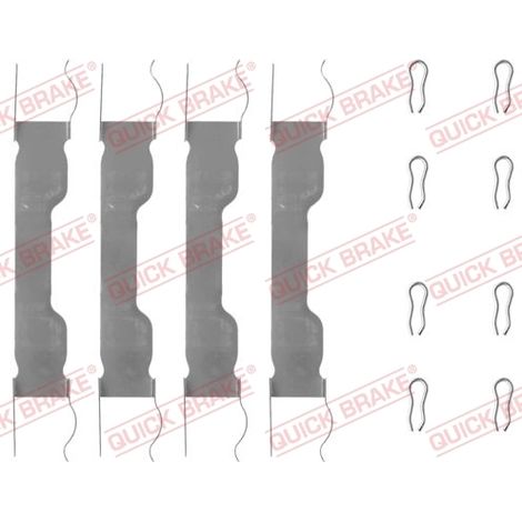 Kit d'accessoires, plaquette de frein à disque Quick Brake 109-0909 AUTOBIANCHI