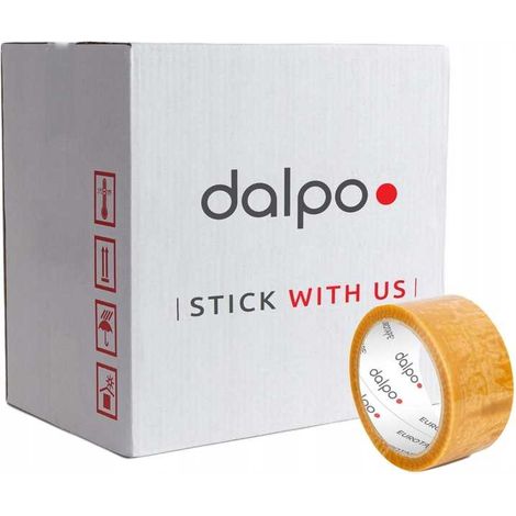 DALPO Transparent STRONG Packing Tape 48/60y - 36 Stück.