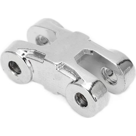 Seilwinden-Abschlepphaken aus Metall, Front- und Heckstoßstangenzubehör, Schäkel für RC-Cars, Silber (1/5)