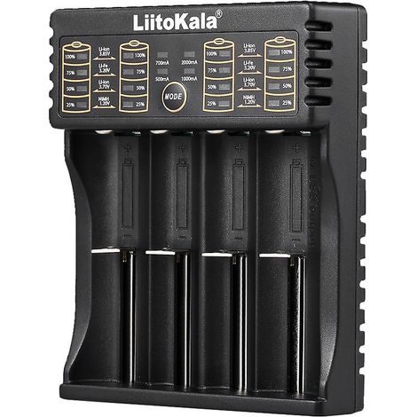 LiitoKala Lii-402 Intelligentes Batterieladegerät 1,2 V 3,7 V 3,2 V 3,85 V AA/AAA für 18490 18350 17670 17500 1634