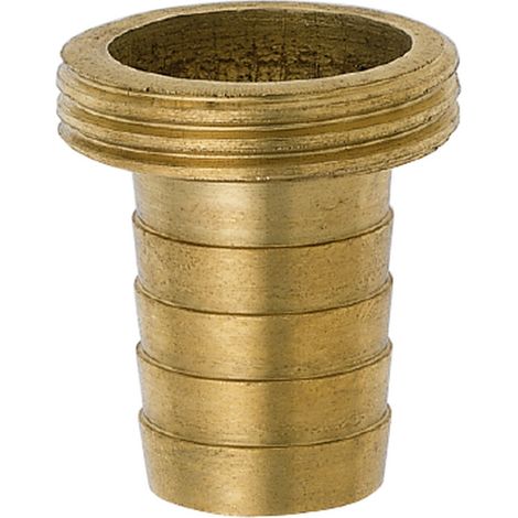 GEKA® Schlauchverschraubung Außengewinde 1 1/4 Zoll Schlauchinnen Ø 32 mm Messing