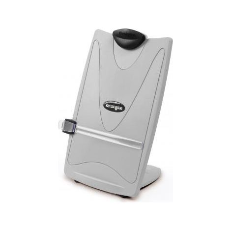 Kensington 62405 Leggio Insight Plus Easel per scrivania, Capacità 50 fogli, 4 Angolazioni e Segnariga a lente, Grigio (1/3)