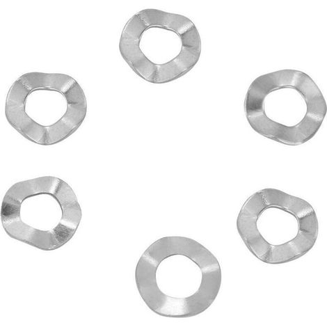 rondelle ondulée, rondelle élastique en acier inoxydable M4, M6, M8, M10, M14 (M8 (50 pièces))