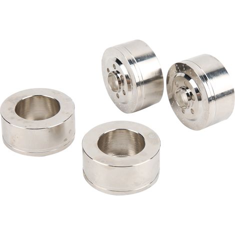 Moyeu de roue et contrepoids en acier inoxydable pour voiture RC Traxxas Trx4/SCX10 1/10 (échelle 1/10) - Épaisseur : 15 mm / 0,6 po poids : 82 g / 2,9 oz (1/5)