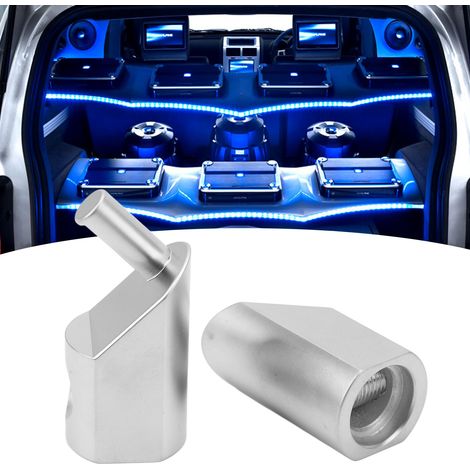 Amélioration du système audio de voiture : bornes d’alimentation en alliage d’aluminium nickelé 1/0 AWG à 4 AWG, haute puissance adaptée aux automobiles, bateaux, yachts et camping-cars (vendues par p (1/5)