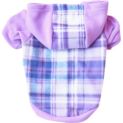 Pull Chien À Capuche - Motif Écossais Classique - Vêtement Hiver Pour Chats Et Chiens - Taille M