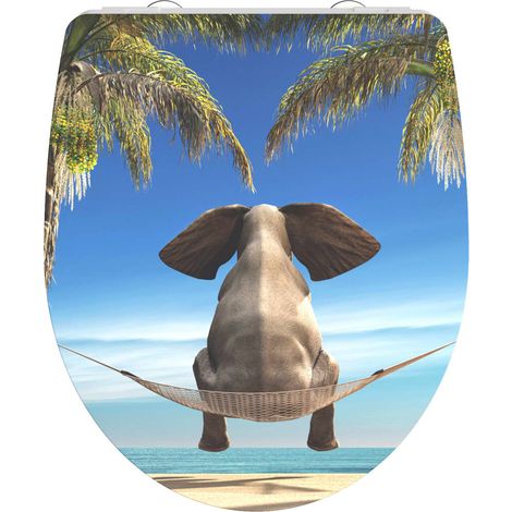 Siège de toilette avec fermeture en douceur HAPPY ELEPHANT SCHÜTTE (1/5)