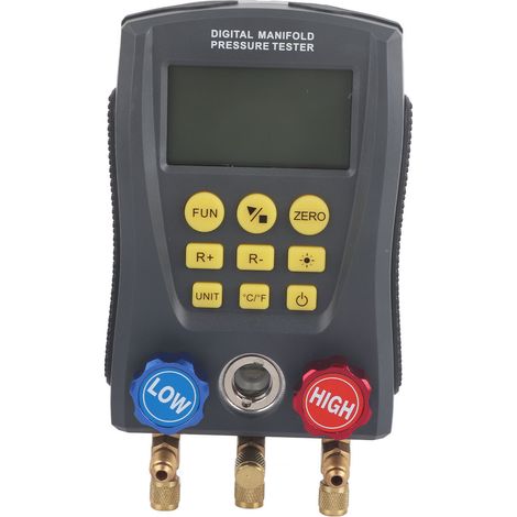 Ortviai Manomètre numérique multifonction HVAC pour climatisation – Précision élevée, vide, pression, température et détection de fuites (1/5)