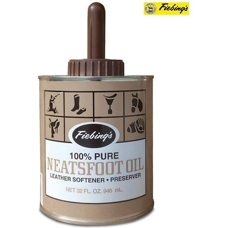 Cuir de pied pur et huile de cuir à base d'huiles naturelles 946 ml