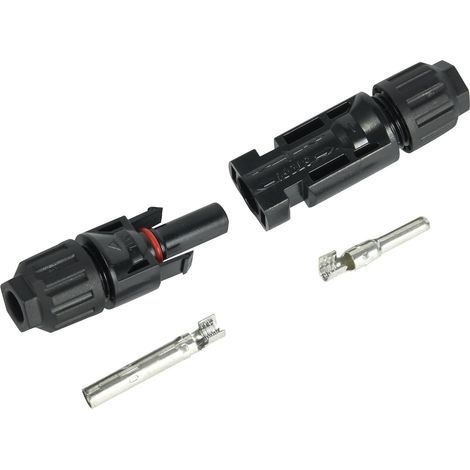 Pair Photovoltaic Connector, MC4 Compatible, IP68, 2.5-6mm² Cable, Solar Panel (1/5)