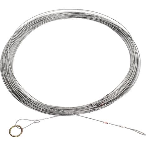 Corde de Mesure en Acier pour Puits, 50m - Flexible et Résistante avec Échelle de Mesurage