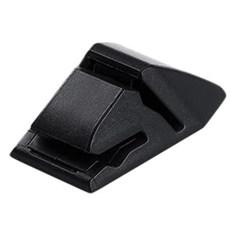 Clip multifuncional para tarjeta de identificación y boleto de auto, 6 piezas, color negro, para tablero y puerta, ideal para estilismo y organización del automóvil. (1/5)