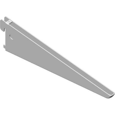 ELEMENT SYSTEM Support en U 10201 L.220 mm par support 50 kg acier blanc avec trou de suspension - 10201-00008