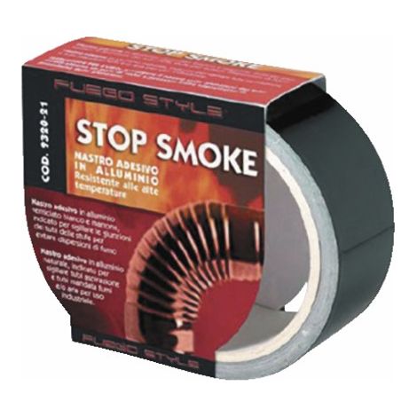 Cinta adhesiva de aluminio negro longitud 25 mm