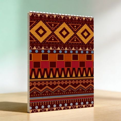 Cadre pour amoureux en blocs de construction, cadeau romantique d’anniversaire pour lui et elle (1/5)