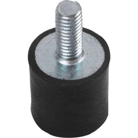 4 isolateurs de supports en caoutchouc anti-vibrations M5 mâle/femelle 15 mm x 15 mm (1/4)