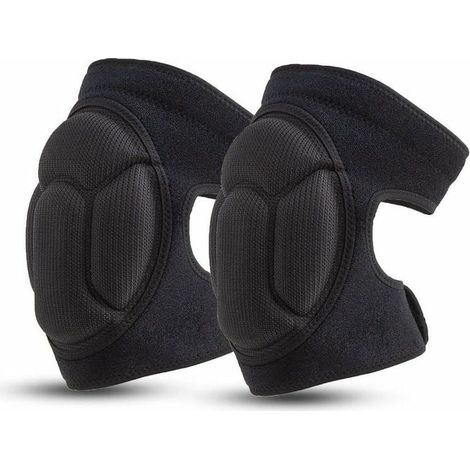 Genouillères professionnelles confortables, mousse anti-choc élastique, taille unique (15-35 kg), pour travaux extérieurs ou danse (1/3)
