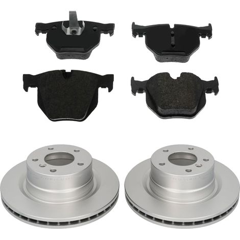 KIT FRENI POSTERIORI compatibile con BMW X5 (E70) - DISCHI + PASTIGLIE OEM: FDB4067 / A 00 247 / 17870 , 17894 /SOSTITUZIONE DIRETTA/BASSA POLVERE/SILENZIOSO (1/5)