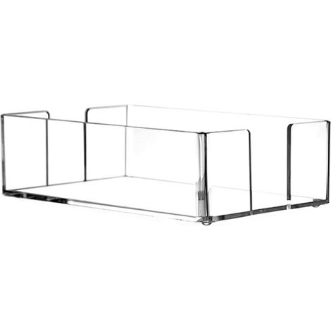 Lot boîte organiseur de tiroir claire, séparateurs de tiroir polyvalents, rangement pour bureau et accessoires (1/5)