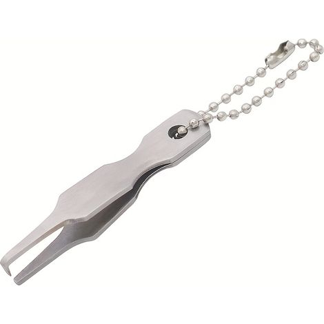 1 pcs Pince à anneaux fendus Pro - Outil d'attache d'appât sans effort avec petite pince à épiler de précision, ouvre-anneaux fendus en acier inoxydable durable, idéal pour le montage rapide de montag (1/5)