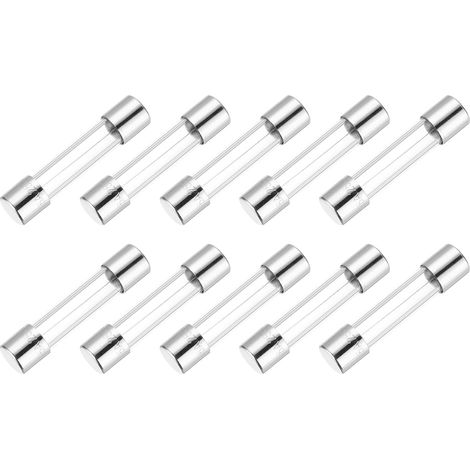 Fusible en Verre 6A 250V 5x20mm Temporisé 10Pcs (1/5)