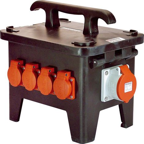as-Schwabe Baustellen-Stromverteiler M1 400V aus Vollgummi