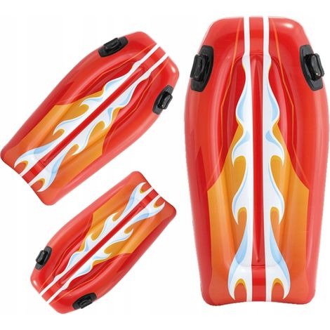 Tavola da nuoto gonfiabile Intex 58165, rossa, 112x62 cm (1/5)