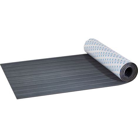 Revêtement de sol marin en mousse EVA pour bateau, 94,5" x 23,6", antidérapant, autocollant, 15,5 pi², idéal pour pont, yacht, ponton, kayak. (1/5)