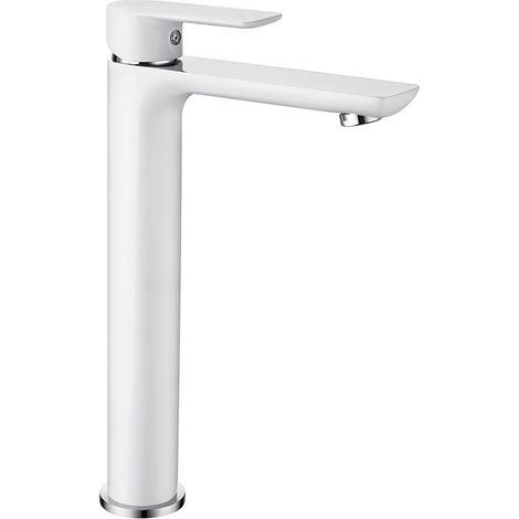 Mexen Alfa grifo de lavabo alto, blanco/cromo - 745710-02 (1/2)