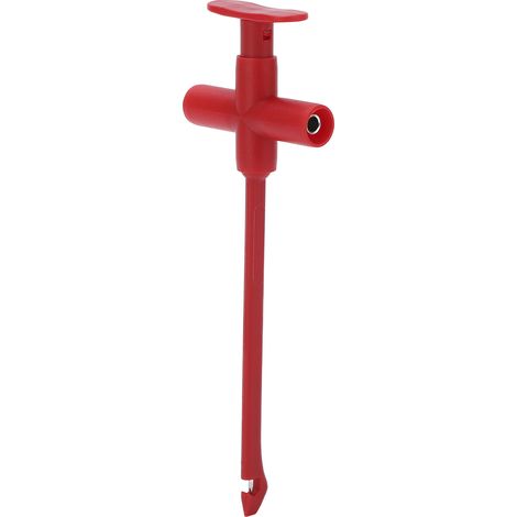 Pinces de test J.30022 avec fiche banane 4mm pour multimètre, outil de réparation et diagnostic universel (1/5)