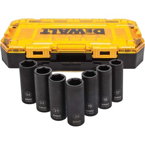 DeWALT - Juego de 7 llaves de vaso prolongadas DWMT74737-0
