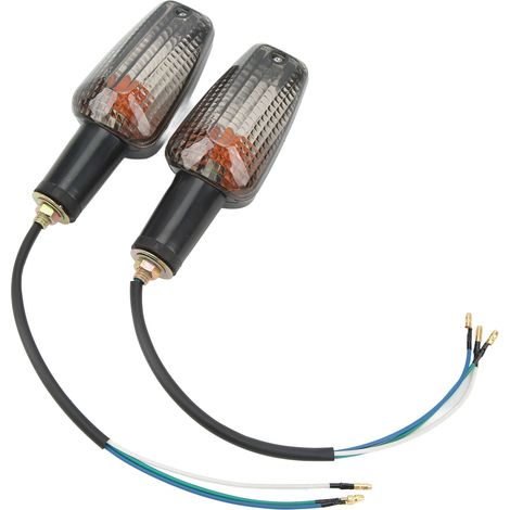 Clignotants Moto 2 Pièces Ultra Lumineux Étanches Noir Fumé pour CB400 CBR929RR CBR954RR CBR600F4i (1/5)