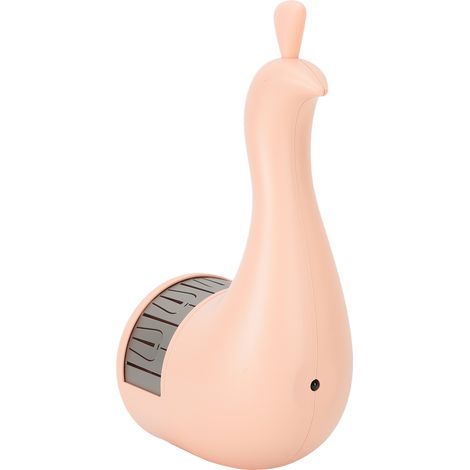 Lampe de projection décorative en forme de paon, veilleuse tactile en ABS pour chambre à coucher (rose)